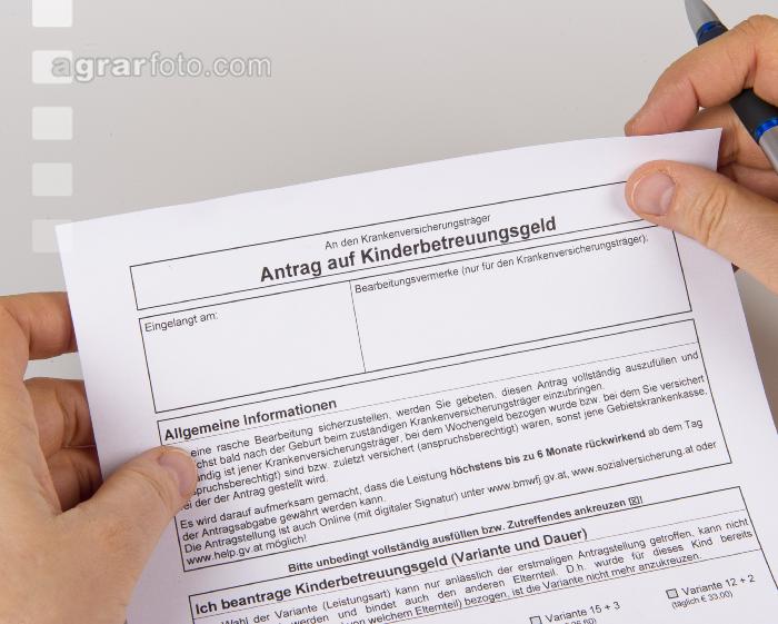 Antrag Kinderbetreuungsgeld 1