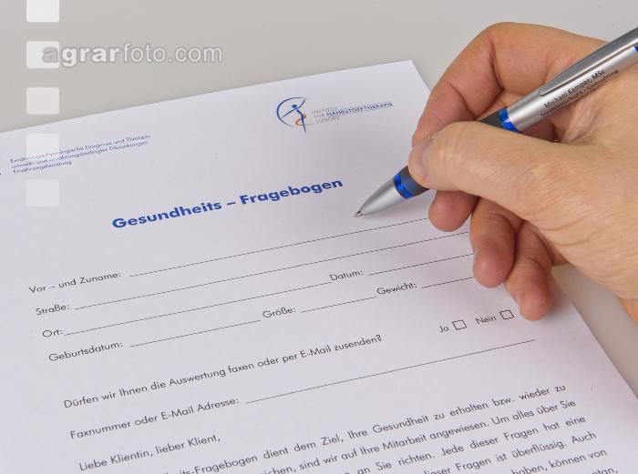Gesundheits Fragebogen